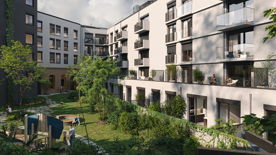 Courtyard Full of Greenery